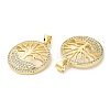 Rack Plating Brass Pendants KK-R146-10G-2
