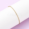 304 Stainless Steel Cable Chain Bracelets BJEW-C134-01D-G-1