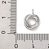 Ion Plating(IP) Brass Pendants KK-U042-09P-3