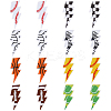 16Pcs 8 Colors Lightning Hotfix Patches PATC-HS0001-06-1