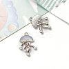 Jellyfish Platinum Alloy Pendants PW-WGE540B-03-1