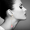 Dangle Stud Earrings EJEW-JE04060-01-6