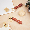 Wax Seal Brass Stamp Head AJEW-WH0215-010-6