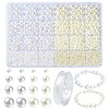 DIY Imitation Pearl Bracelet Making Kit DIY-YW0008-14-1