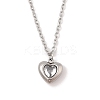 Heart 304 Stainless Steel Micro Pave Cubic Zirconia Pendant Necklaces & Bracelets & Stud Earrings Sets for Women SJEW-C004-13P-01-2