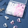 40Pcs 2 Colors Plastic Clip-on Earring Findings KY-FS0001-23-8