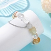 Natural Mixed Gemstone Beaded Stretch Bracelets for Women BJEW-TA00739-01-2