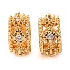 Brass Micro Pave Cubic Zirconia European Beads KK-K378-39G-1