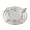 Non-Tarnish 304 Stainless Steel Pendant Cabochon Settings STAS-K263-44P-2