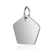 Anti-Tarnish 304 Stainless Steel Stamping Blank Tag Charms STAS-I311-23P-1