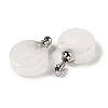 Natural Mixed Gemstone Perfume Bottle Pendants G-Z039-02P-3