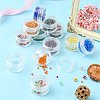 Plastic Bead Storage Containers LS-C089Y-4