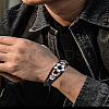 1Pc Sport Theme Cowhide Multi-strabd Bracelets BJEW-LP0003-50E-1