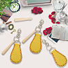 Baseball Theme DIY Luggage Tag Making Kits DIY-CL0002-24B-7