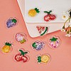 28Pcs Transparent PVC Plastic Cabochons JX139A-4