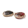 Natural & Synthetic Gemstone Links Connectors G-D058-10G-4