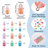 48Pcs 12 Styles Luminous Resin Pendants JACR-TA0001-02-13