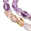 Natural Amethyst & Citrine Beads Strands G-L610-B06-01-4