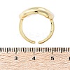 Brass Open Cuff Rings RJEW-Q778-19G-3