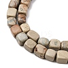 Natural Shoushan Stone Beads Strands G-B155-D09-4