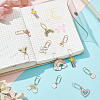 Iron Long Paper Clips AJEW-OC00015-5