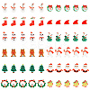 Gorgecraft 60Pcs 12 Styles Christmas Theme Resin Cabochons Sets CRES-GF0001-05-1