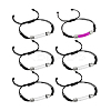 Waxed Polyester Cord Bracelets BJEW-PH01955-6