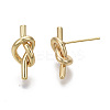Brass Stud Earrings X-KK-R132-061-NF-3