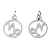 Non-Tarnish 304 Stainless Steel Charms STAS-T036-T513-A10-1