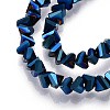 Electroplate Glass Beads Strands GLAA-N024-4mm-02-3