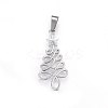 Non-Tarnish 304 Stainless Steel Pendants LS-STAS-P209-45P-1