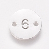 Tarnish Resistant Numbers 304 Stainless Steel Links STAS-M274-035P-6-2