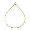 Unisex 304 Stainless Steel Herringbone Chain Necklaces NJEW-O119-01A-G-1