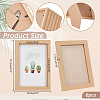 Wood with Acrylic Rectangle Picture Frame AJEW-WH0475-06B-2