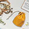 Leather Coin Storage Drawstring Bucket Bags AJEW-WH20064-95A-7