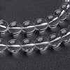 Synthetic Quartz Crystal Beads Strands X-GSR14mmA039-1-3
