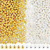 1200Pcs 2 Colors CCB Plastic Beads CCB-PA0001-04C-1
