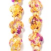 Synthetic Turquoise Dyed Beads Strands G-P507-05J-1
