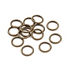 Alloy Soldered Closed Jump Rings KK-WH0052-05C-AB-1