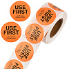 500Pcs Paper Adhesive Label Stickers STIC-WH20010-25F-1