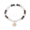 Brass Charm Bracelets BJEW-JB12230-01-2