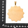 304 Stainless Steel Big Pendants STAS-U043-07A-G-3