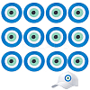 12Pcs Evil Eye Iron on/Sew On Patches PATC-FG0001-87-1
