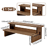 2-Tier Wood Model Toy Display Riser ODIS-WH0329-68C-2