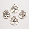 Tibetan Style Alloy Enamel Pendants Setting TIBEP-3395-AS-NR-2