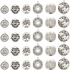 50Pcs Tibetan Style Alloy Pendants TIBE-FS0003-25-RS-3