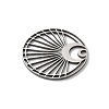 201 Stainless Steel Filigree Pendants STAS-K298-06P-1-2