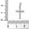 Brass Micro Pave Cubic Zirconia Pendants KK-U056-50P-3