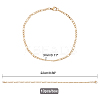 304 Stainless Steel Figaro Chain Necklaces STAS-UN0017-37G-4