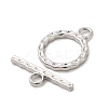 Non-Tarnish 304 Stainless Steel Toggle Clasps STAS-F290-04P-2